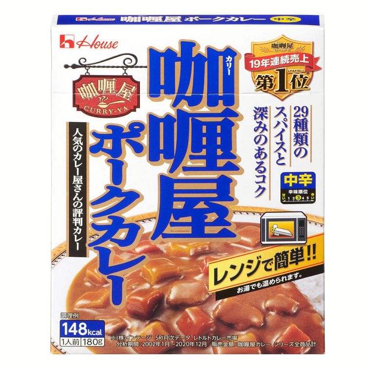 ハウス食品 カリー屋ポークカレー中辛