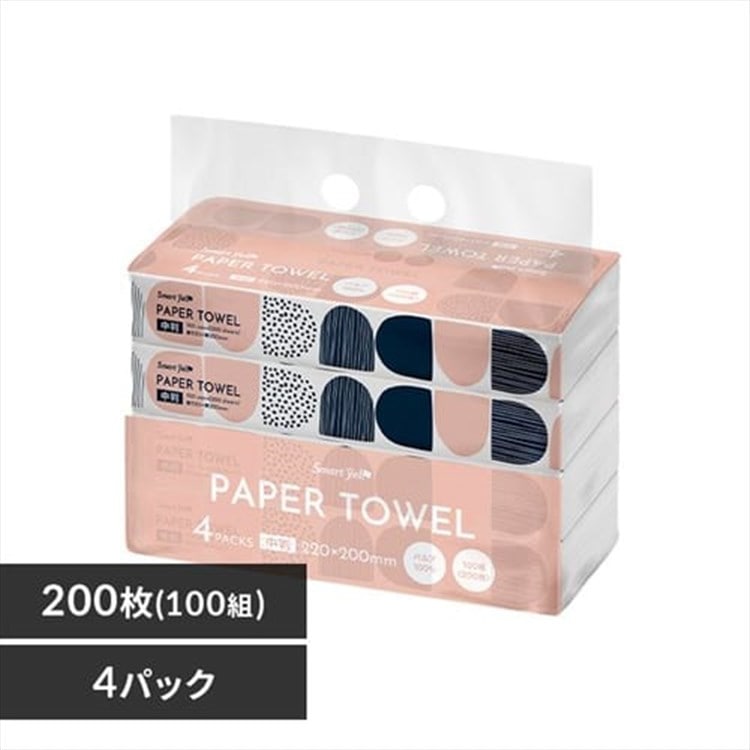 ペーパータオル 4パック スマートエール