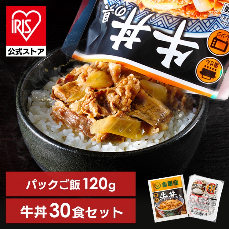 牛丼 冷凍牛丼 おかず 仕送り 冷凍食品 吉野家 牛丼の具 120g 10食セット パックご飯 180g×10パック 牛丼 冷凍 10食 冷凍 冷食