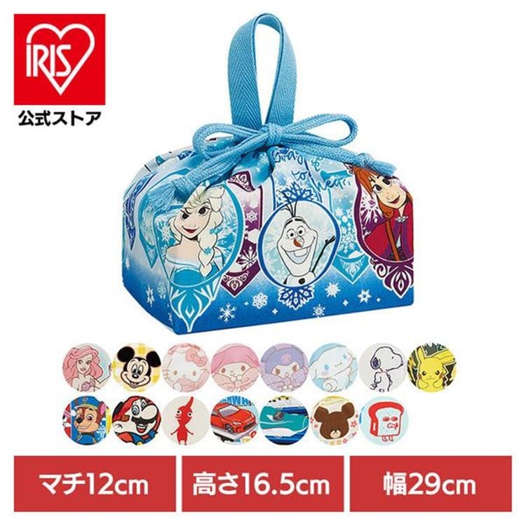 スケーター ランチ巾着 KB7 クロミビックリボン