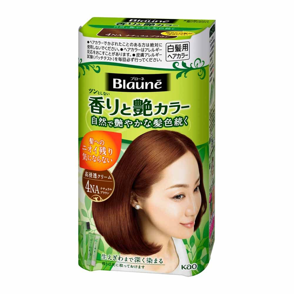 【3個】ブローネ香りと艶カラークリーム<br>花王 ブローネ ヘアカラー 髪染め 毛染め 白髪染め クリーム 白髪 花王 ライトブラウン ブラウン ナチュラル アッシュ ダーク ロイヤル 深いナチュラル 黒味のダークブラウン ハニ-ブラウン