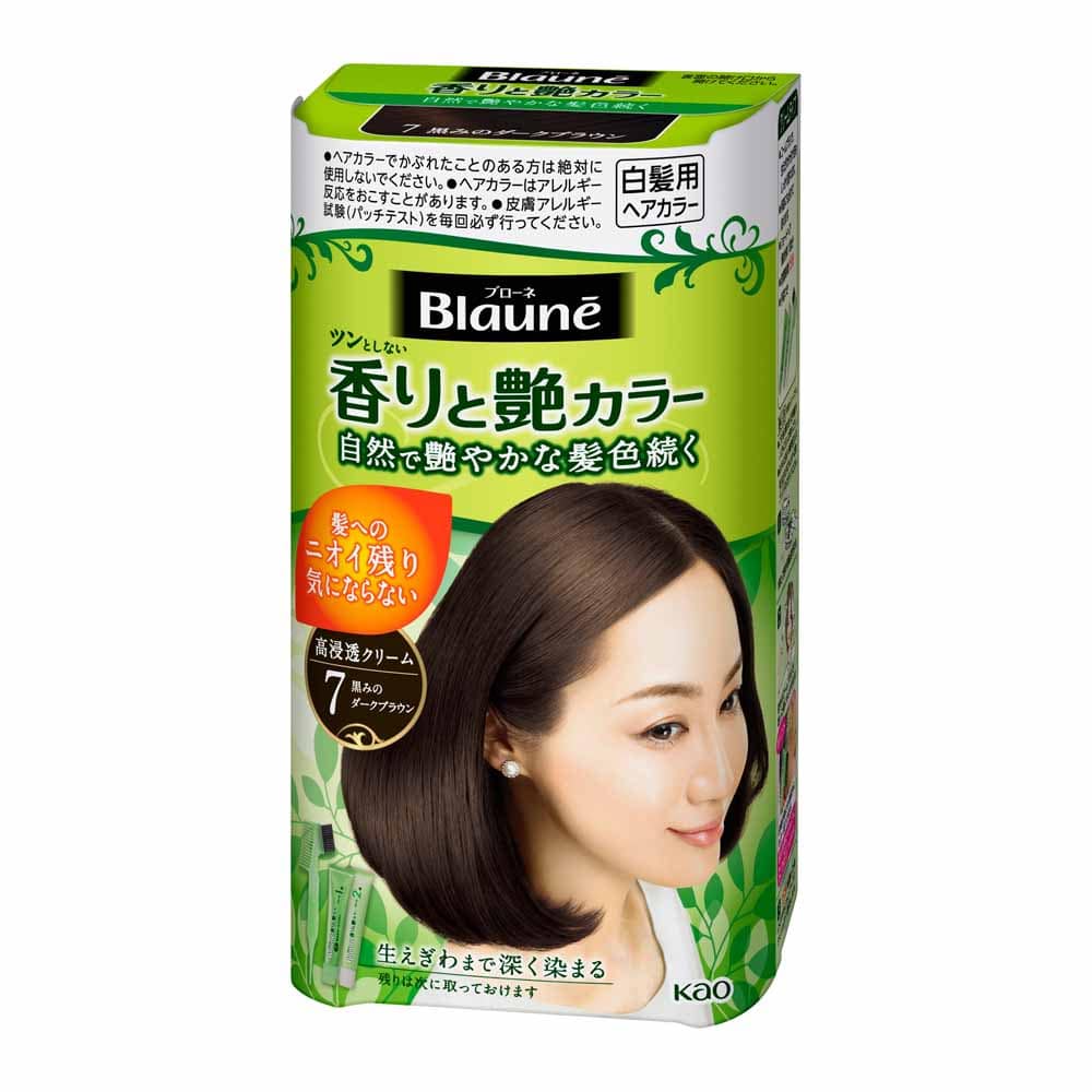 【3個】ブローネ香りと艶カラークリーム<br>花王 ブローネ ヘアカラー 髪染め 毛染め 白髪染め クリーム 白髪 花王 ライトブラウン ブラウン ナチュラル アッシュ ダーク ロイヤル 深いナチュラル 黒味のダークブラウン ハニ-ブラウン