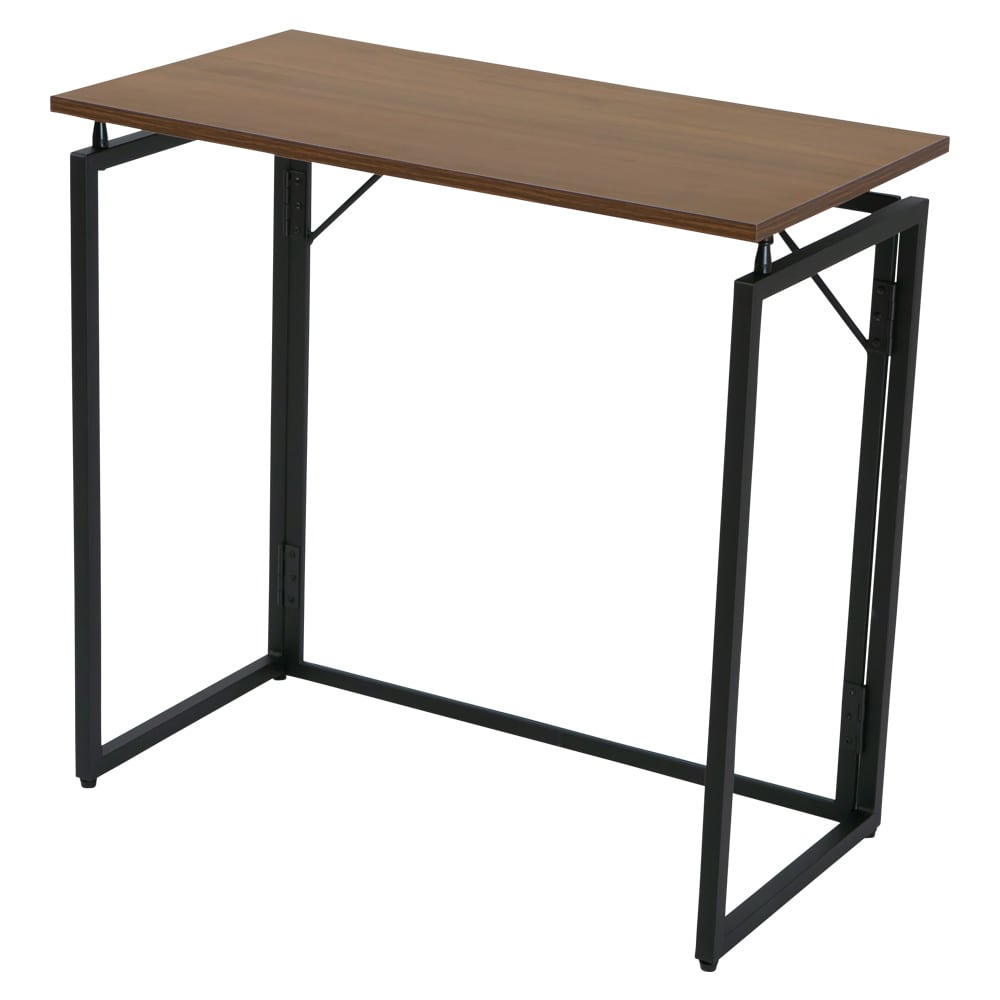 折りたたみ デスク アジャスター付き フォールディングデスク <br>折りたたみ デスク アジャスター付き フォールディング 在宅 お手入れ簡単 デスクワーク 天板木目 折り畳み 折り畳みデスク ブラウン ホワイト ナチュラル