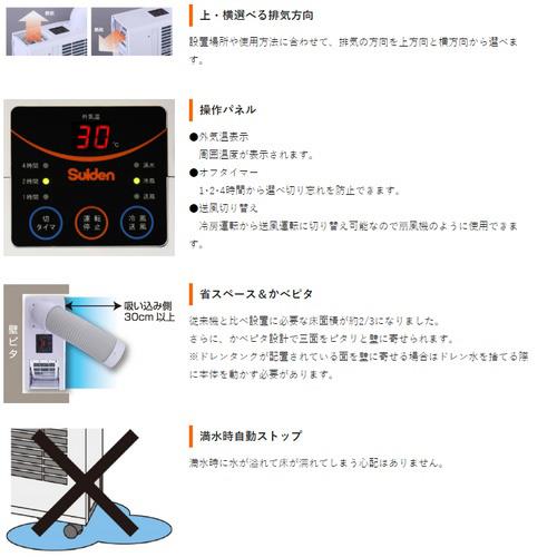 安い最新作】 スイデン SS-16MZW-1(ホワイト) ポータブルスポット