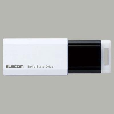 エレコム(ELECOM) ESD-EPK1000GWH(ホワイト) 外付けポータブルSSD 1TB-