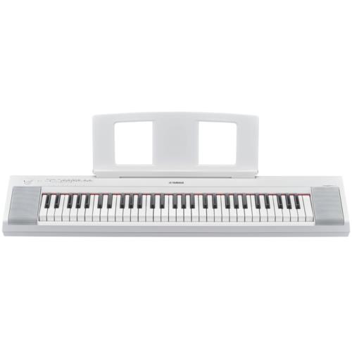 【長期保証付】ヤマハ(YAMAHA) NP-15WH(ホワイト) piaggero(ピアジェーロ) 電子キーボード 61鍵盤