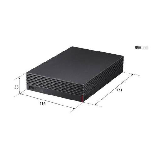 バッファロー(BUFFALO) HD-EDC8U3-BA USB 3.2(Gen1) 対応 高性能CMR HDD採用 HDD 8TB