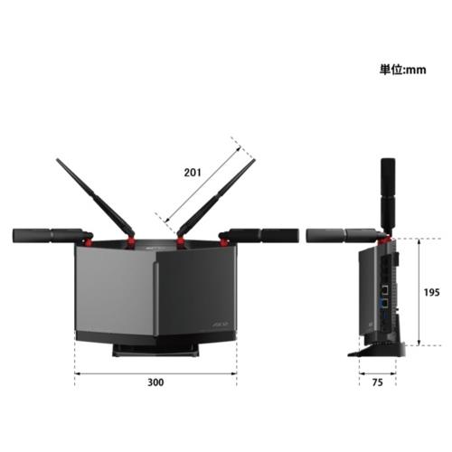 バッファロー(BUFFALO) WXR-6000AX12P Wi-Fi 6対応ルーター ハイパフォーマンスモデル