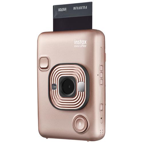 【長期保証付】富士フイルム(FUJIFILM) チェキ インスタントカメラ instax mini LiPlay(ブラッシュゴールド)