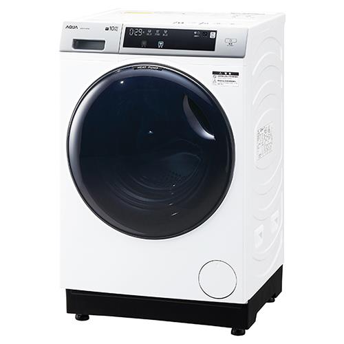 【標準設置料金込】【長期5年保証付】アクア(AQUA) AQW-D10PL-W ドラム式洗濯乾燥機 左開き 洗濯10kg/乾燥5kg