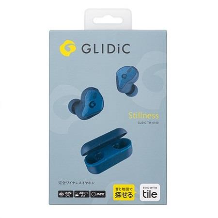 イヤホン∊ GLIDiC(グライディック) TW-6100-BL(ブルー) 完全