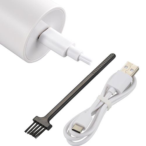 オーム電機(OHM) KAJ-KC5-W(ホワイト) 充電式毛玉クリーナー KEDACLE