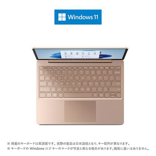 【長期保証付】マイクロソフト(Microsoft) Surface Laptop Go 2(サンドストーン) 12.4型 Core  i5/8GB/128GB/Office 8QC-00054