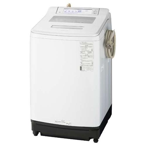 【設置＋リサイクル】パナソニック(Panasonic) NA-JFA808-W(クリスタルホワイト) 全自動洗濯機 洗濯8kg