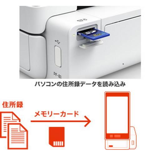 エプソン(EPSON) 宛名達人 PF-81-2023 はがきプリンター A5/USB/WiFi