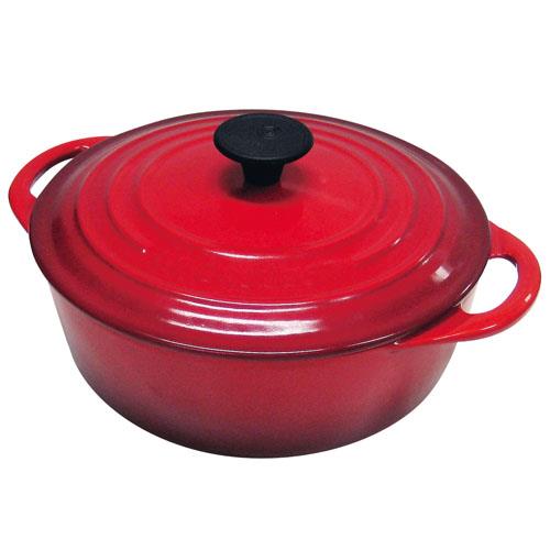 ル・クルーゼ(LE CREUSET) ココット ビス ロンド IH対応 両手鍋 18cm