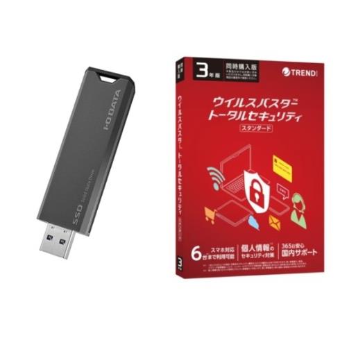 SSPS-US1GR スティックSSD 1TB + ウイルスバスター トータル