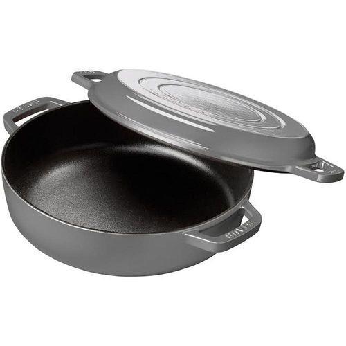 ストウブ(staub) ジャポネスク Sukiyaki&グリルパン26cm グレー 国内