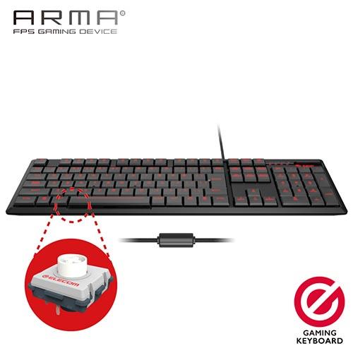 ARMA フルサイズ メカニカル ゲーミングキーボード　TK-ARMA50BK