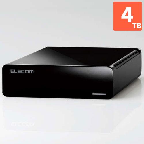 エレコム(ELECOM) ELD-FTV040UBK(ブラック) TV向け外付けハードディスク 4TB
