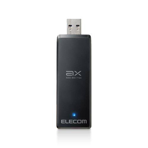 エレコム(ELECOM) WDC-X1201DU3-B(ブラック) WiFi 無線LAN 子機 1201Mbps + 574Mbps