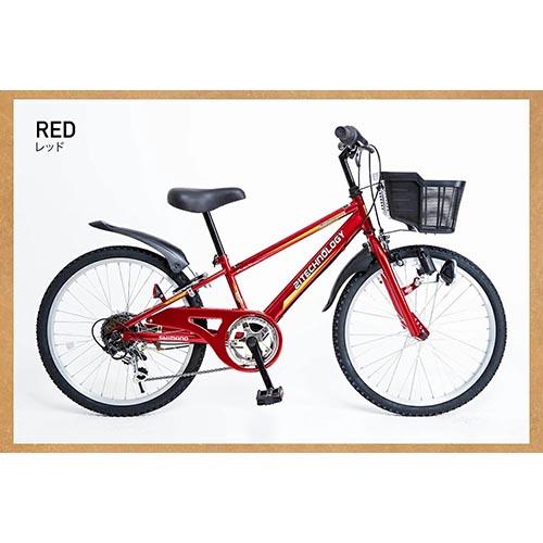 21テクノロジー(21Technology) KD226(レッド) 子供用 自転車 ...
