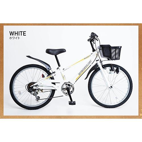 21テクノロジー(21Technology) KD226(ホワイト) 子供用 自転車 ...