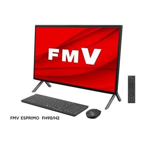 【長期保証付】富士通(FUJITSU) FMVF90H2B ESPRIMO FH 27型 Core i7/16GB/512GB+1TB/Office  ブラック