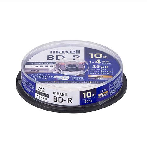 マクセル(maxell) BRV25WPG.10SP 録画用 BD-R 1層 25GB 1回録画 プリンタブル 4倍速 10枚