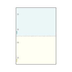 ヒサゴ BP2011Z マルチプリンタ帳票 A4 カラー 2面 4穴 A4 1200枚入