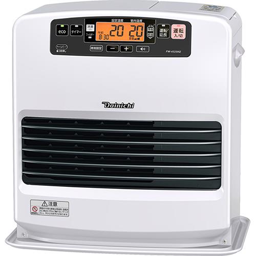 ダイニチ FW-4325KEW ムーンホワイト 石油ファンヒーター 木造11畳