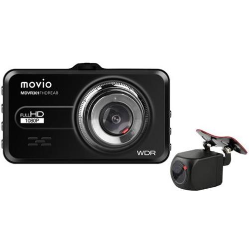 【長期保証付】ナガオカ movio MDVR301FHDREAR 高画質Full HDリアカメラ搭載 前後2カメラ ドライブレコーダー