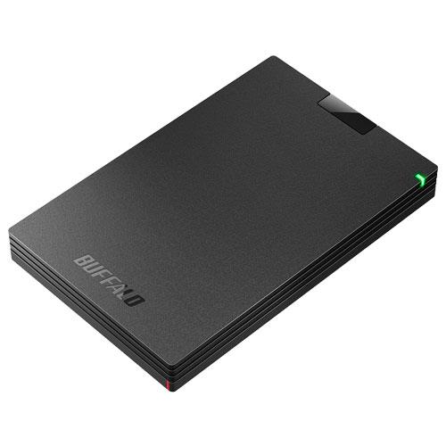 バッファロー(BUFFALO) HD-PCG500U3-BA(ブラック) ポータブルHDD 500GB ...