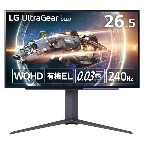 LGエレクトロニクス(LG) 27GR95QE-B LG UltraGear OLED 26.5型 WQHD
