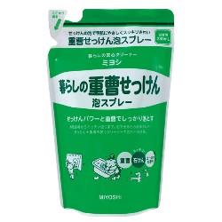ミヨシ石鹸 暮らしの重曹せっけん 泡スプレー 詰替用 230ml×2個セット