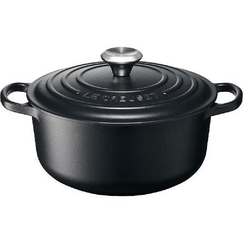 ル・クルーゼ(LE CREUSET) シグニチャー ココット・ロンド 16cm マットブラック