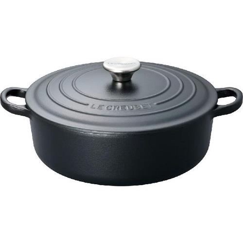 ル・クルーゼ(LE CREUSET) シグニチャー ココット・ジャポネーズ 24cm マットブラック