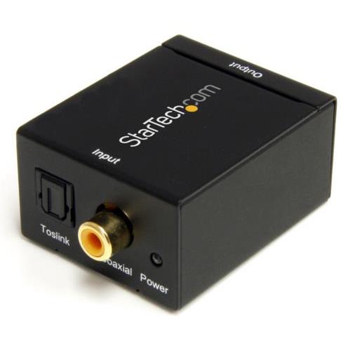 StarTech(スターテック) SPDIF2AA ブラック Toslink/同軸-アナログRCA オーディオ変換器