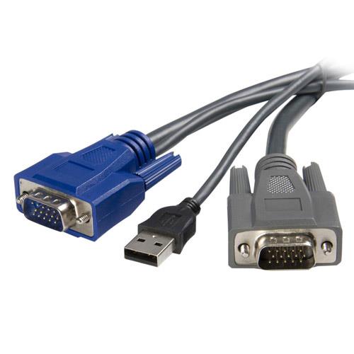 StarTech(スターテック) SVUSBVGA6 PC切替器専用USB/VGA 極細KVMケーブル 1.8m