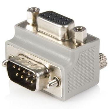 StarTech(スターテック) GC99MFRA2 グレー シリアル D-Sub9ピン - D-Sub9ピン L型 90° 変換アダプタ