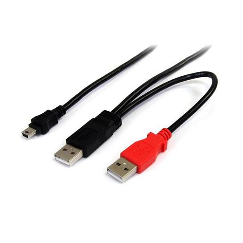 StarTech(スターテック) USB2HABMY6 ブラック USB Y字給電ケーブル 1.8m