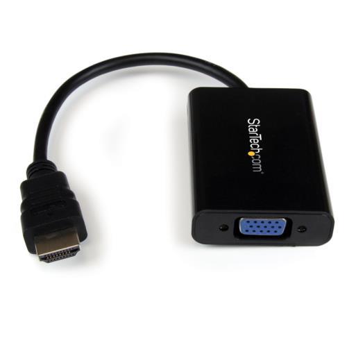StarTech(スターテック) HD2VGAA2 HDMI-VGA RGB 変換アダプタ オーディオ対応