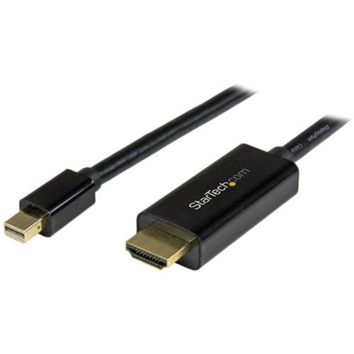 StarTech(スターテック) MDP2HDMM5MB ブラック Mini DisplayPort HDMI変換アダプタケーブル 5m