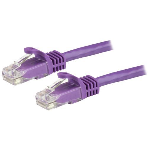 StarTech(スターテック) N6PATC3MPL 3m Cat6 LANケーブル パープル 爪折れ防止カバー付き