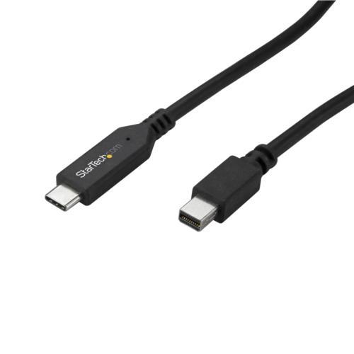 StarTech(スターテック) CDP2MDPMM6B ブラック USB-C-Mini DisplayPortケーブル 4K/60Hz 1.8m