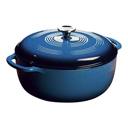ロッジ(lodge) EC7D33 ブルー エナメルダッチオーブン 7.8クォート