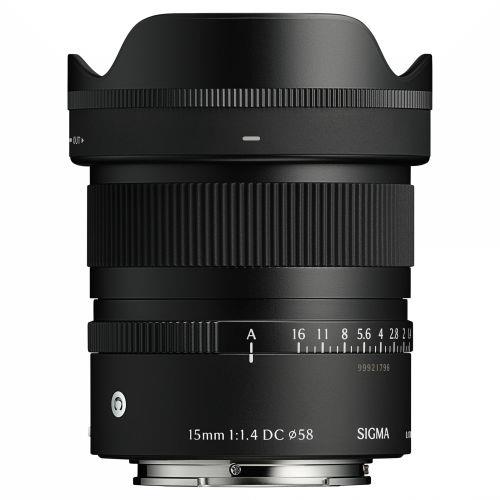 【長期保証付】シグマ(SIGMA) Contemporary 15mm F1.4 DC ソニーEマウント APS-C用 大口径広角単焦点レンズ