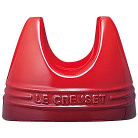 ル・クルーゼ(LE CREUSET) リッド スタンド/鍋蓋スタンド 910429-11 チェリーレッド