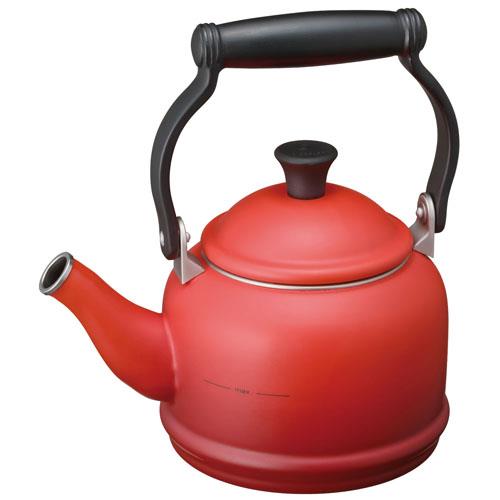 ル・クルーゼ(LE CREUSET) IH対応 ケトル デミ 920009-00 チェリーレッド