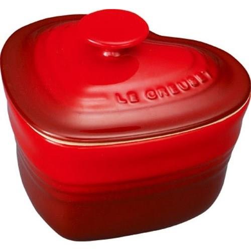 ル・クルーゼ(LE CREUSET) ラムカン ダムール 蓋付 910031-00 チェリーレッド